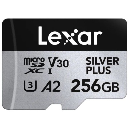 Lexar microSDXC Silver Plus UHS-I 256GB V30 | Compra Lexar microSDXC Silver Plus UHS-I 256GB V30 | Precio Lexar microSDXC Silver