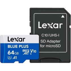 Lexar microSDXC Blue Plus UHS-I 64GB V30 | Compra Lexar microSDXC Blue Plus UHS-I 64GB V30 | Precio Lexar microSDXC Blue Plus UH