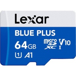 Lexar microSDXC Blue Plus UHS-I 64GB V30 | Compra Lexar microSDXC Blue Plus UHS-I 64GB V30 | Precio Lexar microSDXC Blue Plus UH