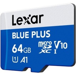 Lexar microSDXC Blue Plus UHS-I 64GB V30 | Compra Lexar microSDXC Blue Plus UHS-I 64GB V30 | Precio Lexar microSDXC Blue Plus UH