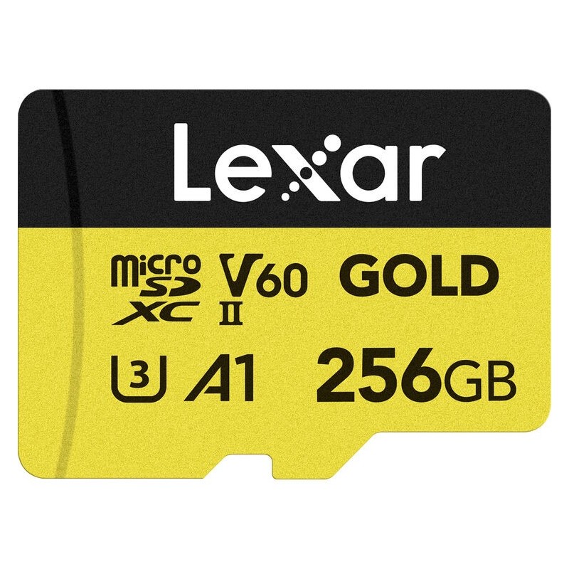 Lexar microSDXC Gold Series UHS-II 256GB V60 | Compra Lexar microSDXC Gold Series UHS-II 256GB V60 | Precio Lexar microSDXC Gold