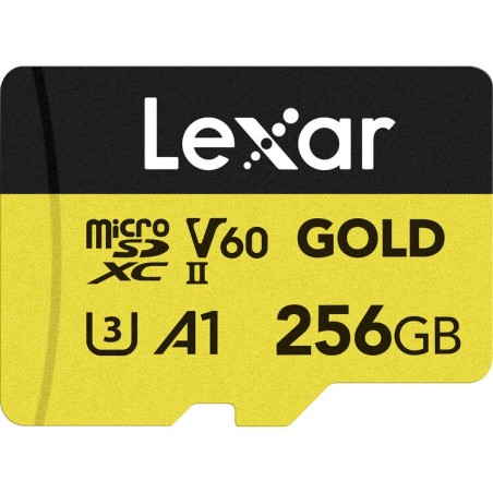 Lexar microSDXC Gold Series UHS-II 256GB V60 | Compra Lexar microSDXC Gold Series UHS-II 256GB V60 | Precio Lexar microSDXC Gold