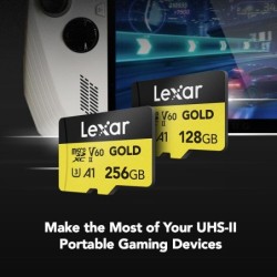 Lexar microSDXC Gold Series UHS-II 256GB V60 | Compra Lexar microSDXC Gold Series UHS-II 256GB V60 | Precio Lexar microSDXC Gold