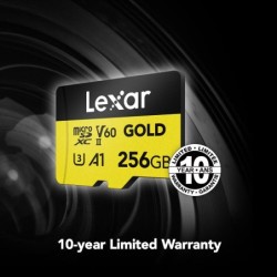 Lexar microSDXC Gold Series UHS-II 256GB V60 | Compra Lexar microSDXC Gold Series UHS-II 256GB V60 | Precio Lexar microSDXC Gold