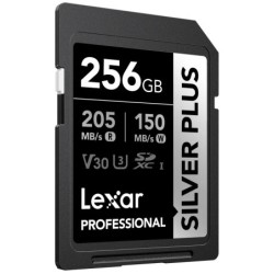 Lexar SDXC Professional Silver Plus UHS-I 256GB V30 | Compra Lexar SDXC Professional Silver Plus UHS-I 256GB V30 | Precio Lexar 