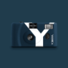 Yashica MF-1 Snapshot Art Camera Y Edition Dark Blue con Película | Compra Yashica MF-1 Snapshot Art Camera Y Edition Dark Blue 