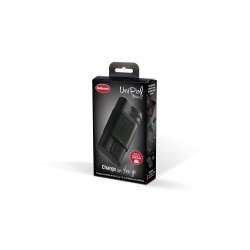 Hähnel Cargador Universal Unipal Mini II | Cargador compacto para baterías de cámara y dispositivos USB