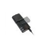 Hähnel Cargador Universal Unipal Mini II | Cargador compacto para baterías de cámara y dispositivos USB