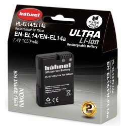 Hähnel Batería Compatible Nikon EN-EL14 ULTRA | Batería recargable de alto rendimiento para cámaras Nikon DSLR