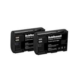 Hähnel Batería Compatible Canon LP-E6 Twin | Pack de 2 baterías recargables para cámaras Canon EOS