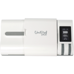 Hähnel Cargador Unipal Plus Blanco | cargador universal baterías | cargador multi batería | cargador universal pantalla lcd