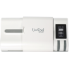 Hähnel Cargador Unipal Plus Blanco | cargador universal baterías | cargador multi batería | cargador universal pantalla lcd