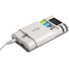 Hähnel Cargador Unipal Plus Blanco | cargador universal baterías | cargador multi batería | cargador universal pantalla lcd