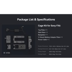 SmallRig 4124 | Compra SmallRig 4124 | Precio SmallRig 4124 | cage kit Sony FX6