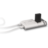 Hähnel Cargador Unipal Plus Blanco | cargador universal baterías | cargador multi batería | cargador universal pantalla lcd