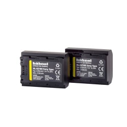 Hähnel Batería Compatible Sony NP-FZ100 Twin | Pack de 2 baterías recargables para cámaras Sony Alpha