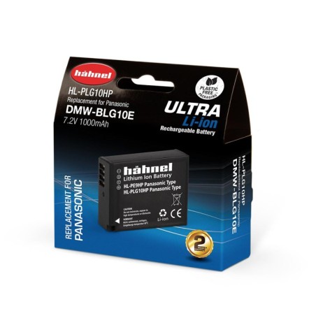 Hähnel Batería Compatible Ultra Panasonic BLG10E | Batería de alto rendimiento para cámaras Panasonic Lumix G
