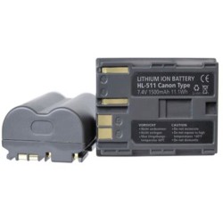 Hähnel Batería Compatible Ultra Canon BP-511 | Batería recargable de alto rendimiento para cámaras réflex Canon antiguas