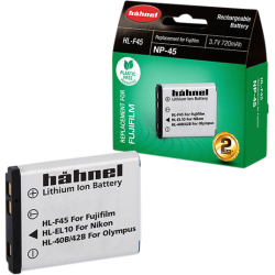 Hähnel Batería Compatible Fujifilm NP-45 | Batería recargable compacta para cámaras Fujifilm FinePix