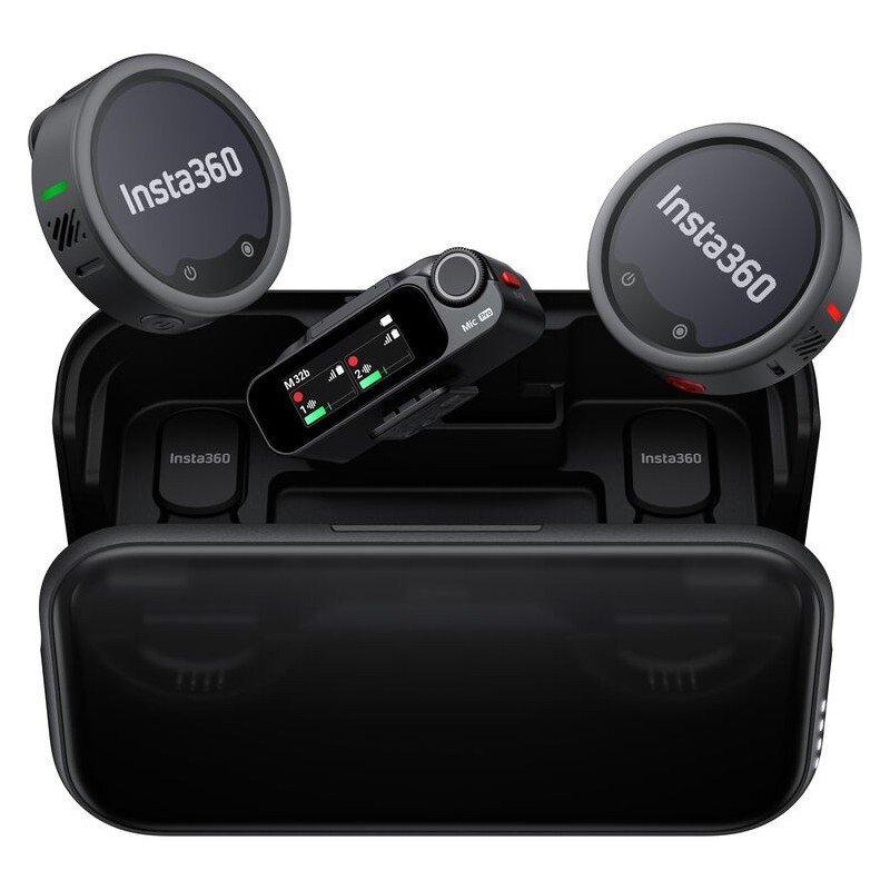 Insta360 Mic Pro 2TX 1RX | Compra Insta360 Mic Pro | Precio Insta360 Mic Pro | micrófono inalámbrico 2.4GHz doble transmisor
