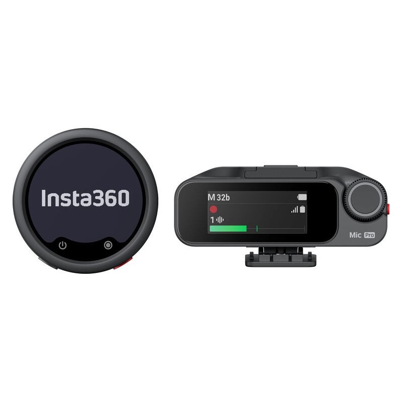 Insta360 Mic Pro 1TX 1RX | Compra Insta360 Mic Pro | Precio Insta360 Mic Pro | micrófono inalámbrico 2.4GHz cámara