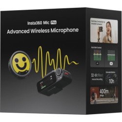 Insta360 Mic Pro 1TX 1RX | Compra Insta360 Mic Pro | Precio Insta360 Mic Pro | micrófono inalámbrico 2.4GHz cámara