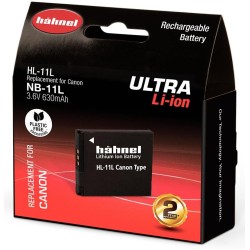 Hähnel Batería Compatible Canon NB-11L ULTRA | Batería de repuesto para cámaras compactas Canon