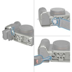SmallRig 4439 Silver Bottom Plate Sony A7C II | Compra SmallRig 4439 | placa base plata sony alpha 7c ii 7cr