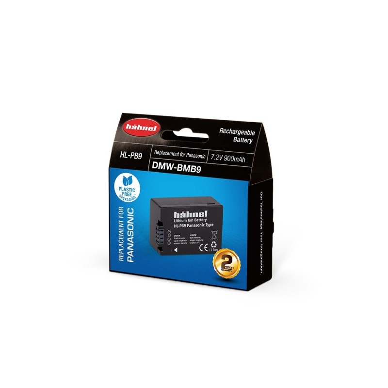 Hähnel Batería Compatible Panasonic DMW-BMB9 | Batería recargable de alto rendimiento para cámaras Panasonic Lumix