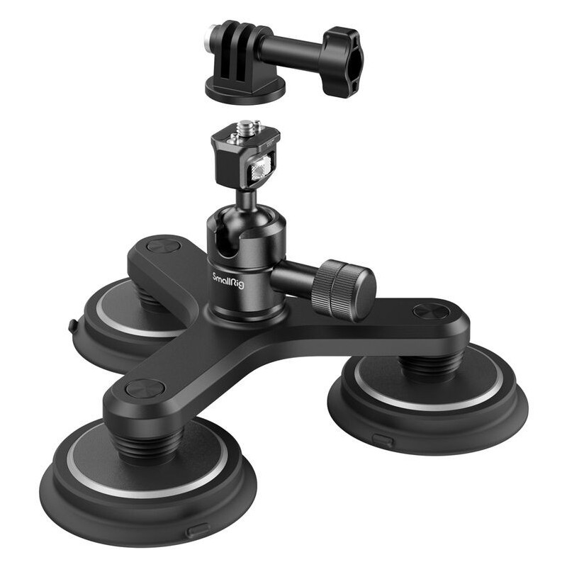 SmallRig 4468 Triple Suction Cup Action | Compra SmallRig 4468 | set triple ventosa magnetica camara accion