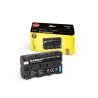 Hähnel Batería Compatible Sony NP-F530/550/570 | Batería recargable profesional para cámaras y luces Sony