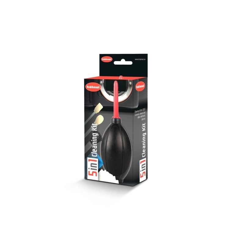 Hähnel Kit de Limpieza 5 en 1 | Set completo de limpieza para cámaras y objetivos