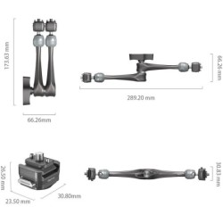 SmallRig 4489 HawkLock Rosette Brazo Mágico 11" | Compra SmallRig 4489 | brazo magico rosette hawklock 11 pulgadas