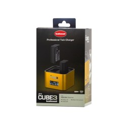 Hähnel Cargador ProCube 3 para Nikon | Cargador doble profesional con pantalla LCD para cámaras Nikon