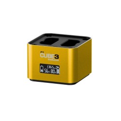 Hähnel Cargador ProCube 3 para Nikon | Cargador doble profesional con pantalla LCD para cámaras Nikon