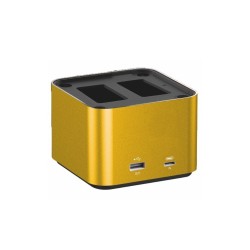 Hähnel Cargador ProCube 3 para Nikon | Cargador doble profesional con pantalla LCD para cámaras Nikon