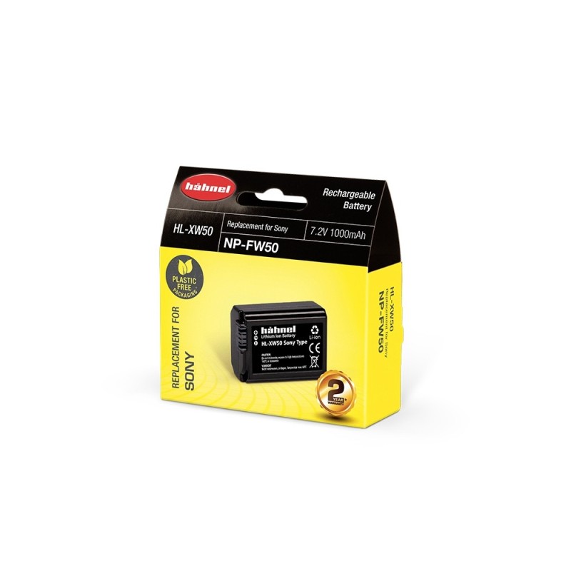 Hähnel Batería Compatible Sony NP-FW50 | Batería recargable de repuesto para cámaras Sony Alpha