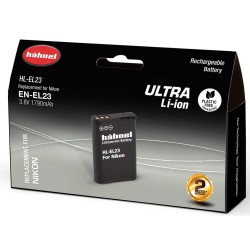 Hähnel Batería Compatible Nikon EN-EL23 ULTRA | Batería recargable de alto rendimiento para cámaras Nikon Coolpix