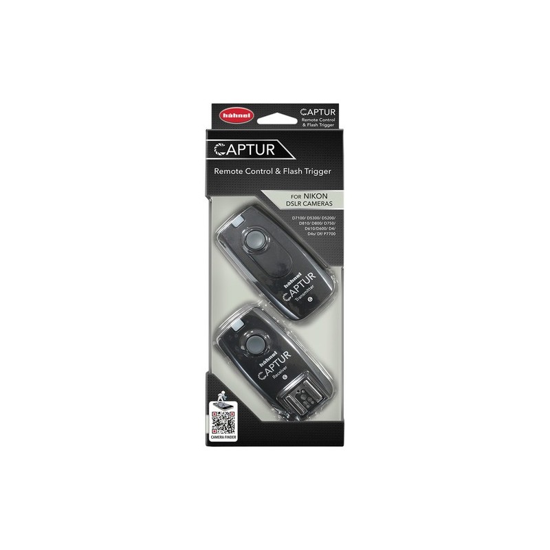 Hähnel Receptor de Flash para Nikon | Receptor inalámbrico adicional para sistema Captur Nikon