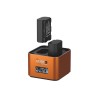 Hähnel Cargador ProCube 3 para Sony | Cargador profesional dual con pantalla LCD para cámaras Sony Alpha