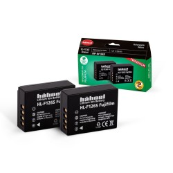 Hähnel Batería Twin Compatible NP-W126S para Fuji | Pack de 2 baterías recargables para cámaras Fujifilm