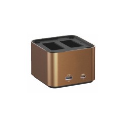 Hähnel Cargador ProCube 3 para Olympus | Cargador dual inteligente con LCD para cámaras Olympus OM-D