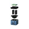 Hähnel Cargador ProCube 3 para Panasonic | Cargador profesional dual con pantalla LCD para cámaras Lumix