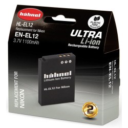 Hähnel Batería Compatible Nikon EN-EL12 ULTRA | Batería compacta de alto rendimiento para cámaras Nikon Coolpix