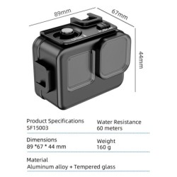 Sea Frogs GoPro 13 12 11 10 9 60M | Compra Sea Frogs GoPro 13 | carcasa subacuática GoPro 60m
