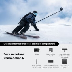 DJI Osmo Action 6 Pack Adventure Combo | camara de accion | dji osmo action 6 | pack accesorios camara accion dji