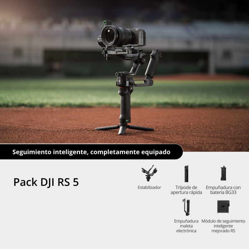 DJI RS 5 Combo | estabilizador camara profesional | gimbal dji rs 5 | estabilizador camara mirrorless reflex