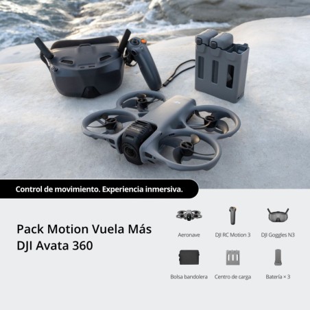DJI Avata 360 Motion Fly More | dron fpv motion controller | dji avata 360 motion | pack dron fpv 360 control gestual