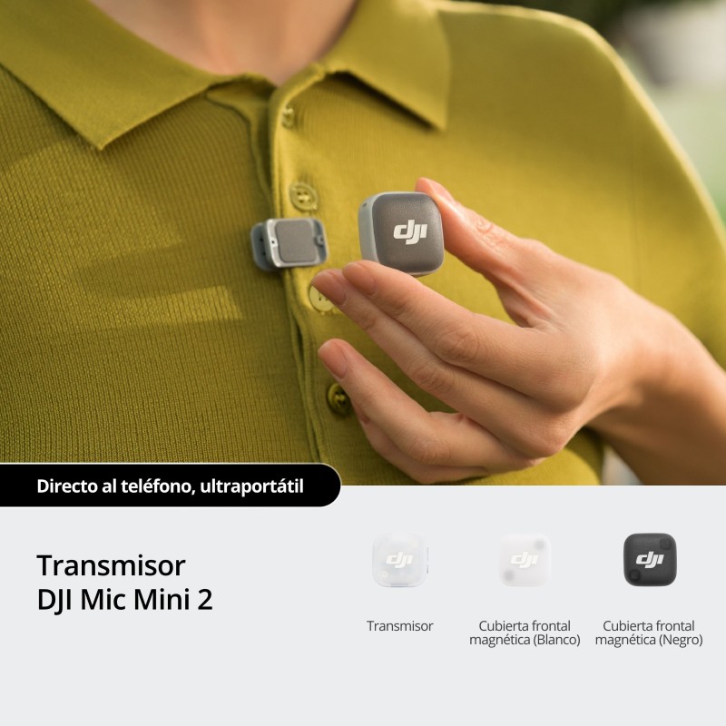 DJI Transmisor DJI Mic Mini 2 | transmisor microfono inalambrico | transmisor dji mic mini 2
