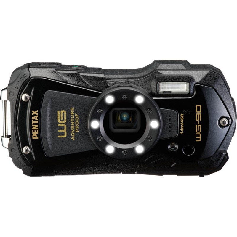 Pentax WG-90 Waterproof Zoom 5x Negra | cámara waterproof outdoor | camara sumergible pentax